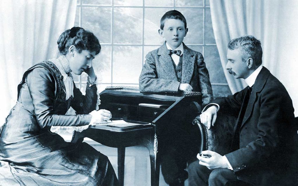 A Victorian family portrait.